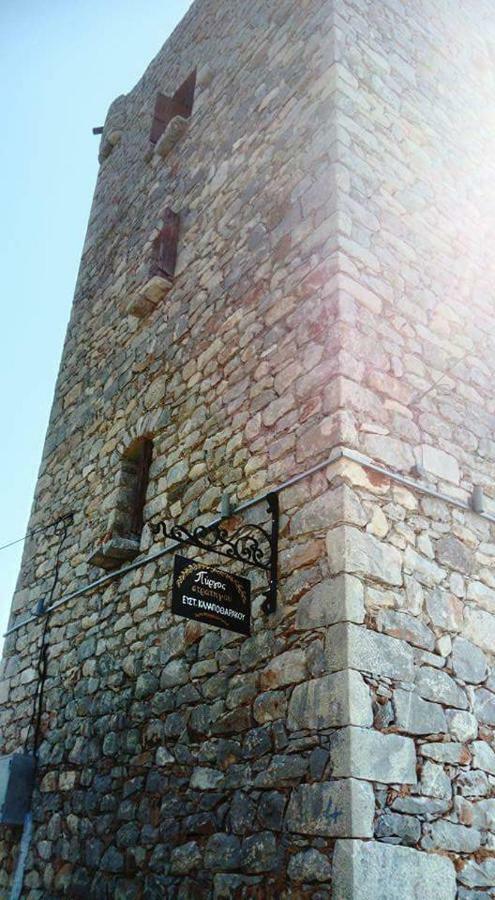 Ferienwohnung Charouda Stone Tower Pírgos Dhiroú Exterior foto